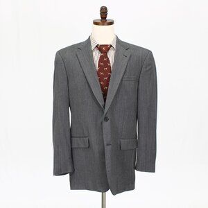 Jos. A. Bank 43L Gray HB 2-Button Sport Coat Blazer Jacket B946